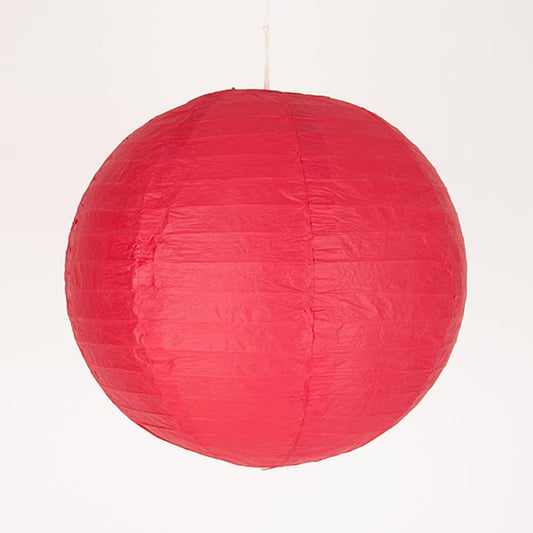 Red paper lantern for guinguette wedding decor or Chinese party