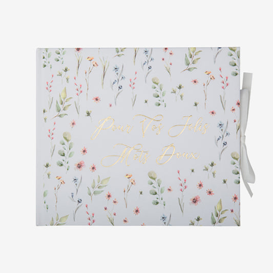 Wedding guest book: perfect guest book for a liberty or spring wedding