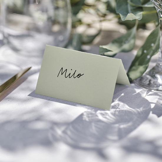 10 marques places sauge pour decoration de table mariage botanique