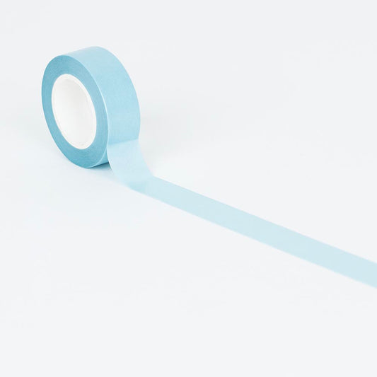 Interessi creativi: nastro adesivo blu pastello per attività manuali