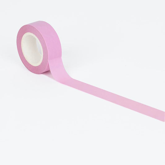 Pasatiempos creativos: cinta adhesiva rosa para actividades manuales