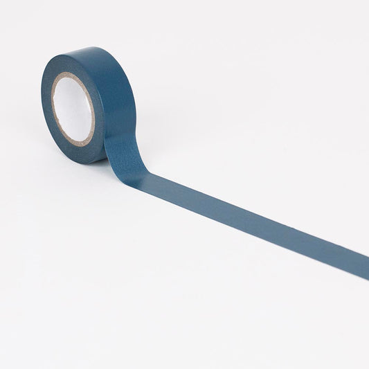 Pasatiempos creativos: cinta adhesiva azul pavo real para actividades manuales