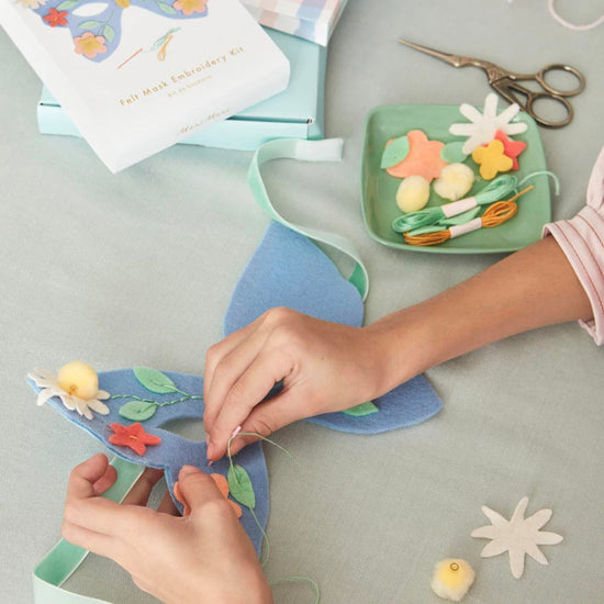 Taller creativo para hacer durante el cumpleaños de un niño: bordado