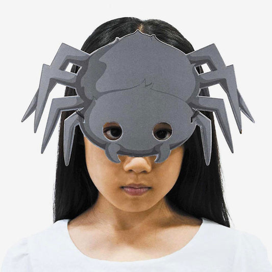 Halloween costume accessory for children: mask in the shape of a spider