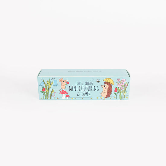 forest animal themed birthday gift idea: roll of games