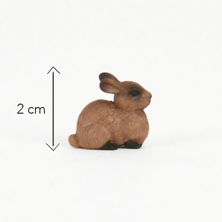regalos de invitados de cumpleaños para la piñata de pascua: mini estatuilla de conejo