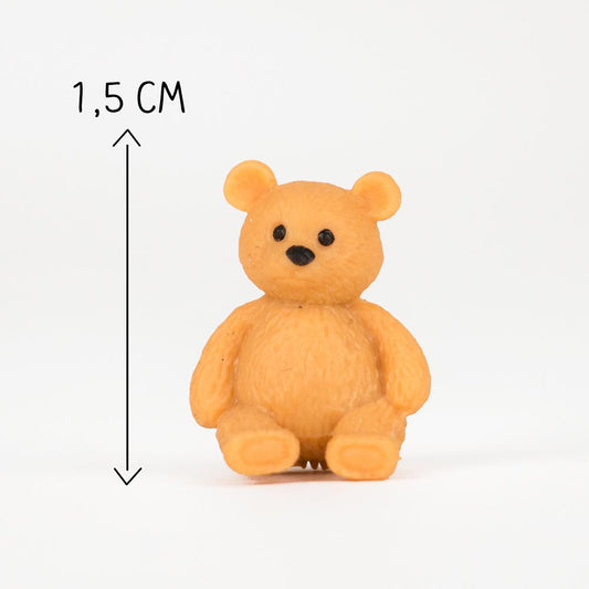 Mini figura de oso de peluche para decoración de cumpleaños o guarnición de piñata