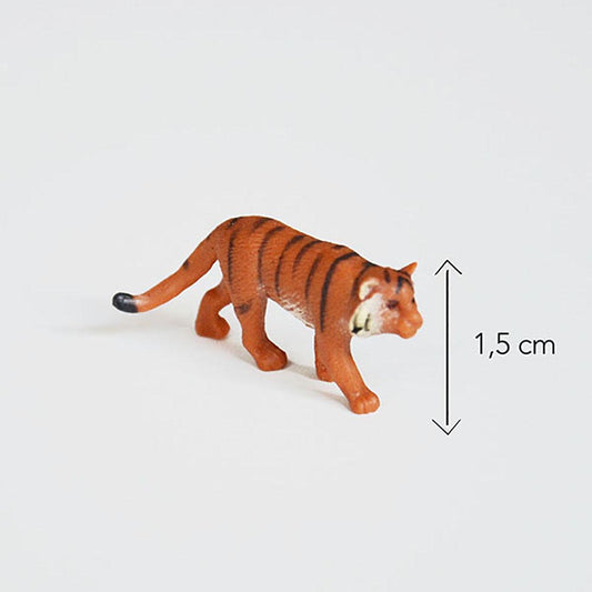 Birthday guest gift for safari pinata: mini tiger figurine