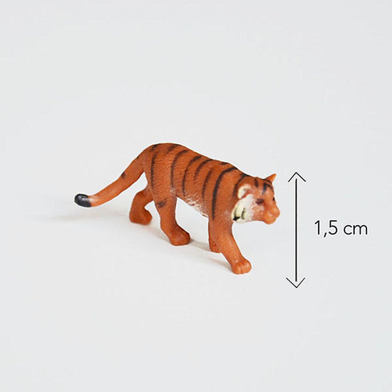 Cadeau invité anniversaire pour pinata safari : mini figurine tigre