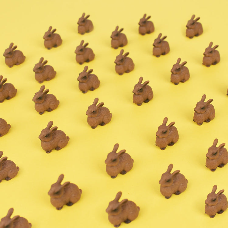 mini figuritas de conejo: bolsa sorpresa regalo cumpleaños animales