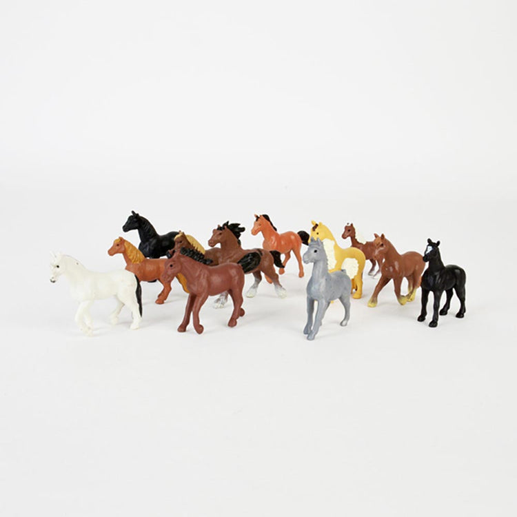 Decoración cumpleaños niña: mini figuras de caballos