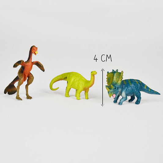 cadeaux invité anniversaire pochette surprise dino : 10 figurines dinosaures