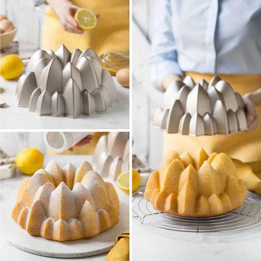 Idea de pastel de cumpleaños para hacer con un molde de pastel de sophie