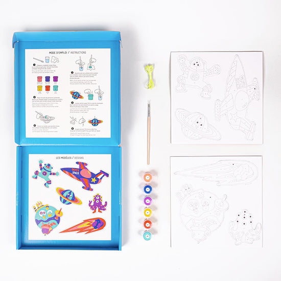 Do-it-yourself decoration idea: OMY cosmos paint box for children