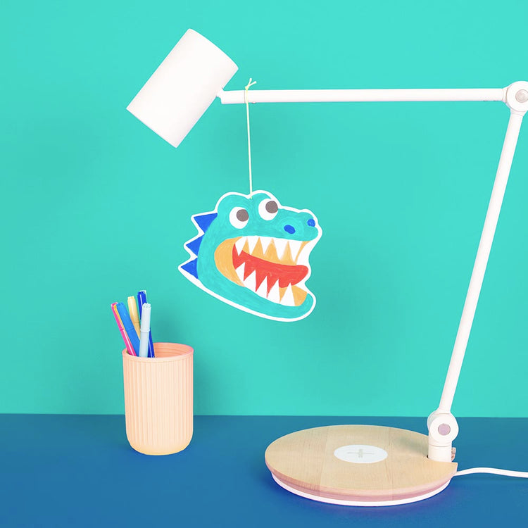 Idee decoration à faire soi meme : paint box dinosaure OMY pour enfant