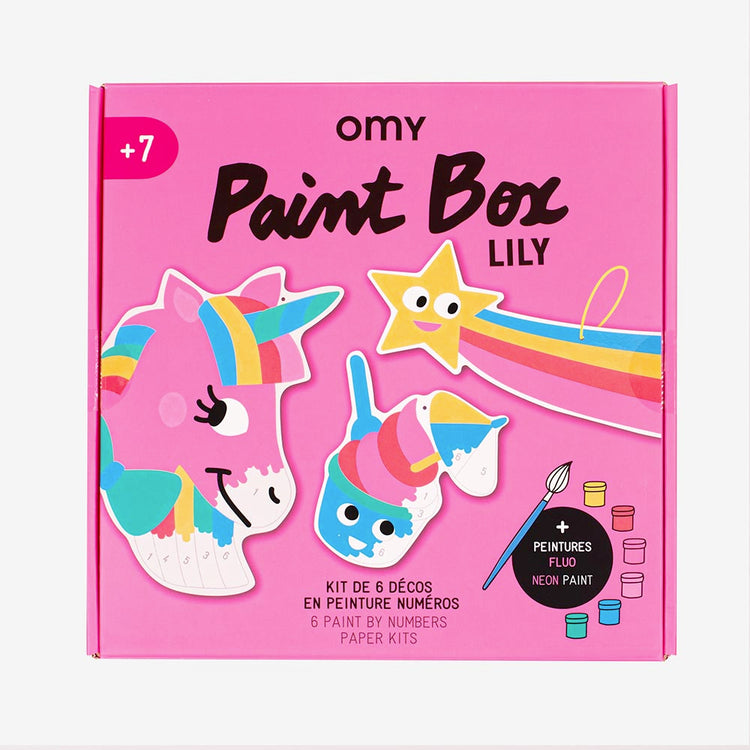 Scatola di colori unicorno da offrire: regalo giocoso e originale per i bambini