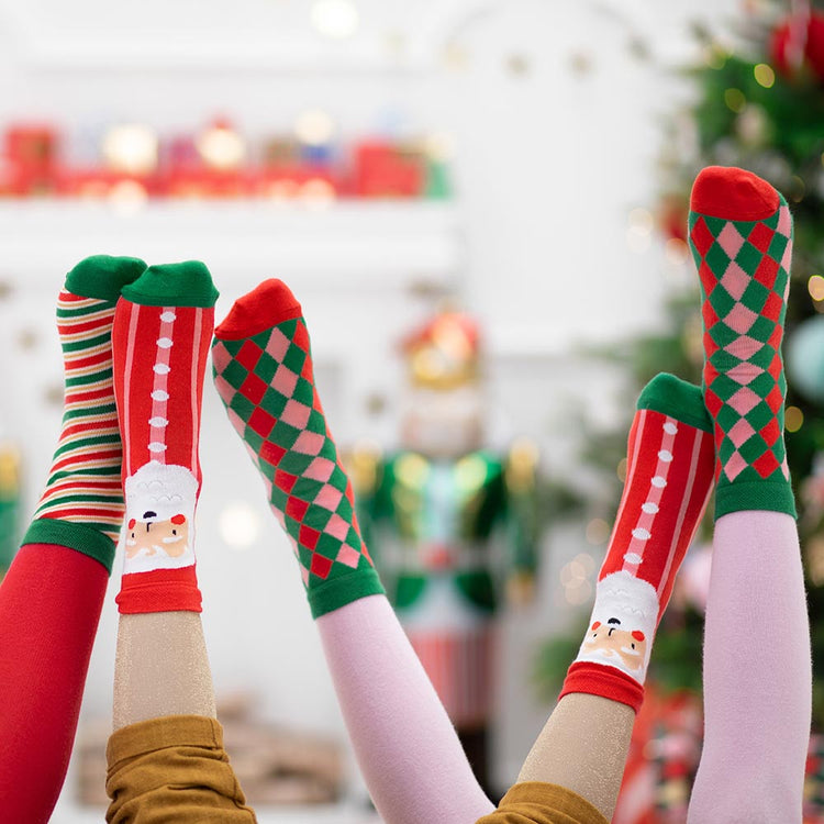 Les chaussettes de noel pour une ambiance noel jusqu'au bout des orteils