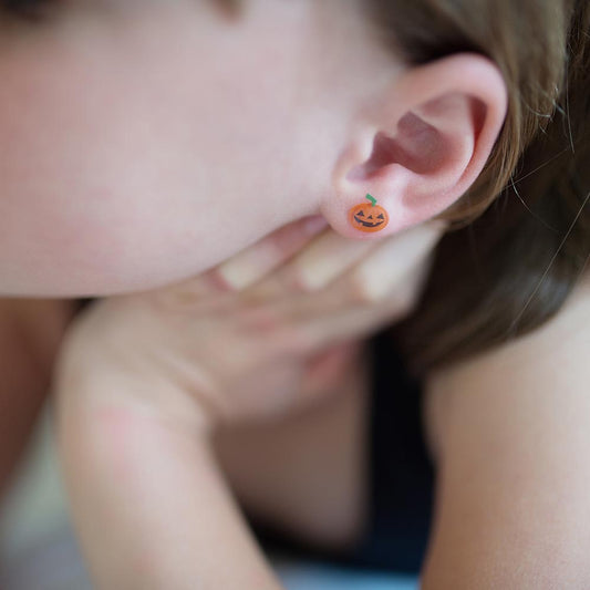 Girl's halloween surprise bag gift: self-adhesive earrings