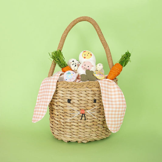 Easter egg hunt: Meri Meri rabbit basket and chocolate candies