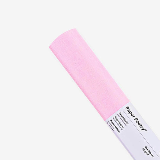 Pasatiempos creativos: papel crepé rosa Rico Design para todas tus manualidades