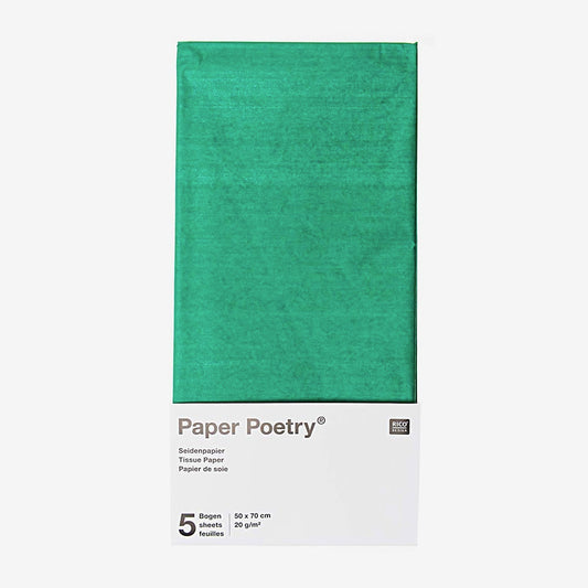 Creative hobbies: Rico Design green tissue paper for all your DIYs