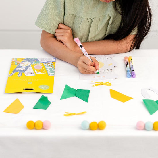 Crackers lapin à fabriquer pour bricolage paques avec enfants