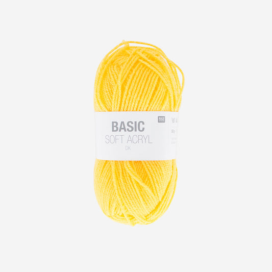 Ball of yellow wool creative workshop knitting creations