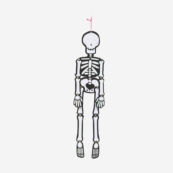 Le mini squelette souple de 15 cm, roi d'une déco Halloween - SKTV