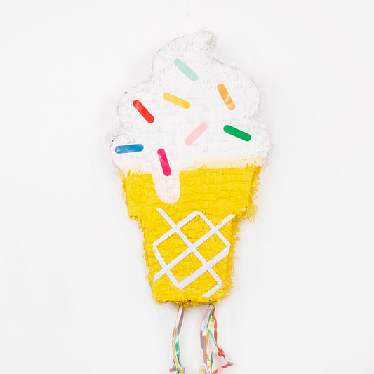 Piñata para el cumpleaños del niño: piñata de helado para entretenimiento de cumpleaños