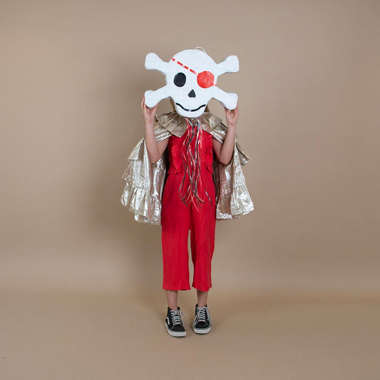 Skull pinata, ideal for a pirate-themed birthday party