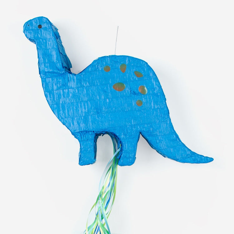 Pinata dino diplodocus : idee animation aniversaire garcon theme dino