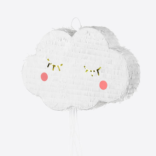 Décoration anniversaire enfant : une pinata nuage mignon