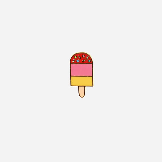 Small pin's in the shape of an ice cream for a surprise birthday bag