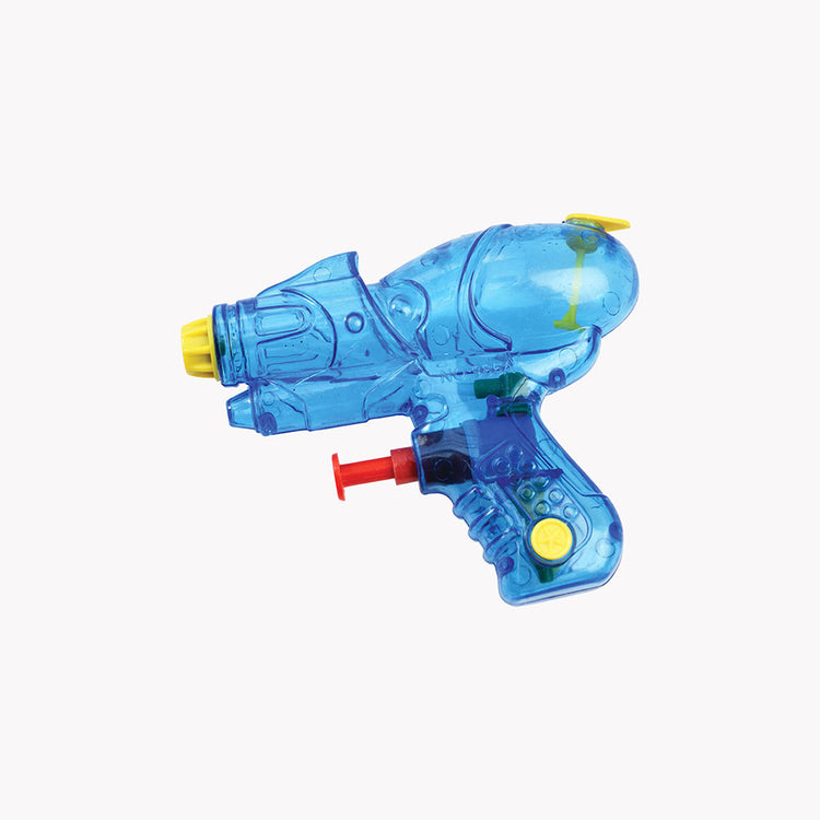 pistolet à eau bleu vintage pour anniversaire thème astronaute
