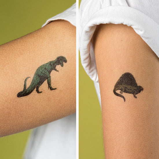 Tatouages ephémères dinosaures pour anniversaire garçon dinosaure
