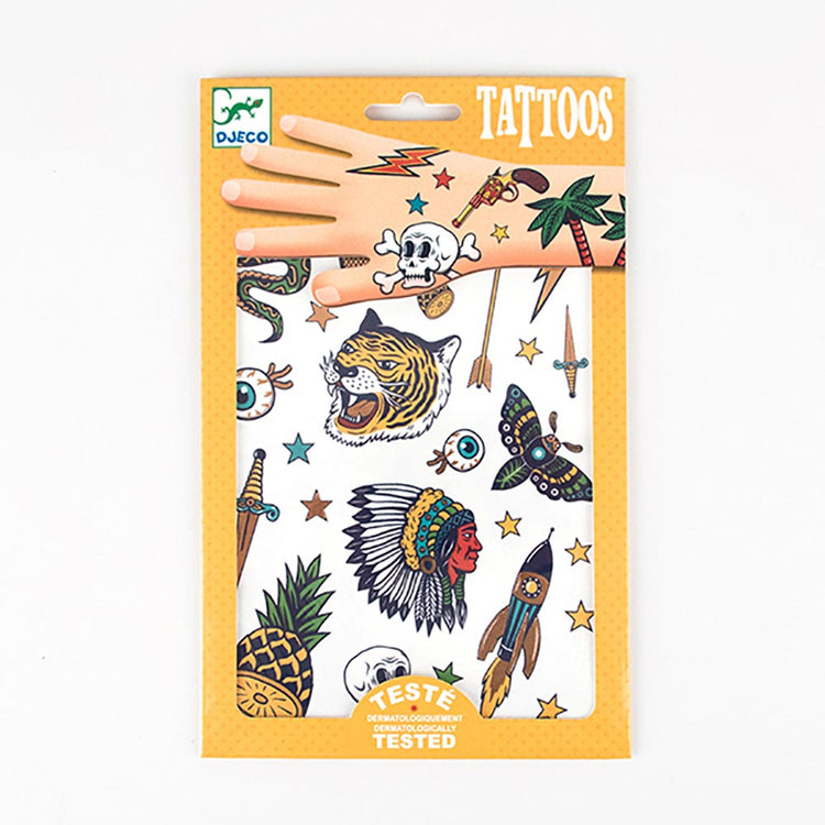 Tableros de tatuajes efímeros, imaginados por Djeco, que harán las delicias de los niños