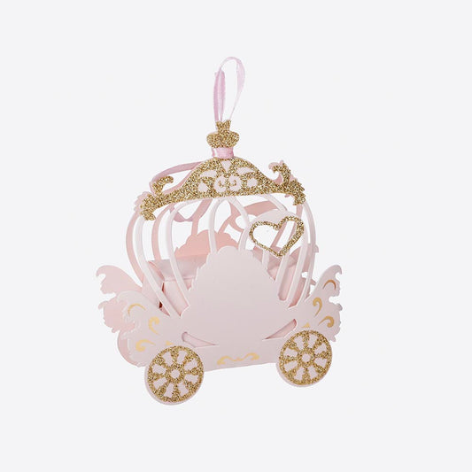 Carriage-shaped princess birthday surprise bag boxes