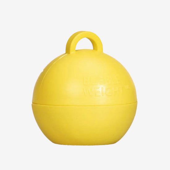 1 Poids pour ballon jaune : accessoire pour ballons helium