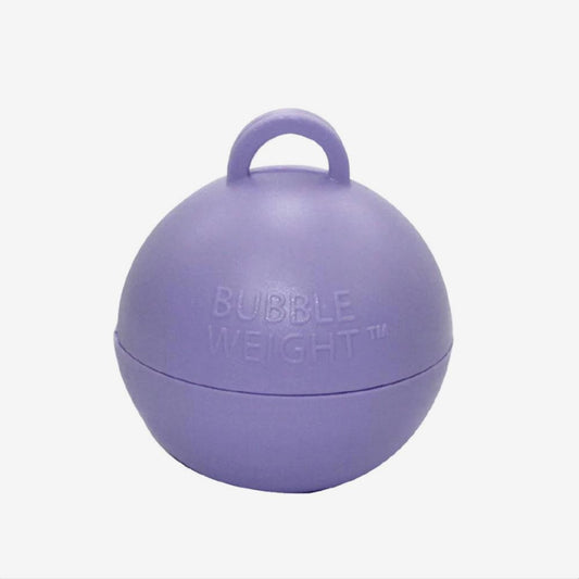1 Poids pour ballon lilas : accessoire pour ballons helium