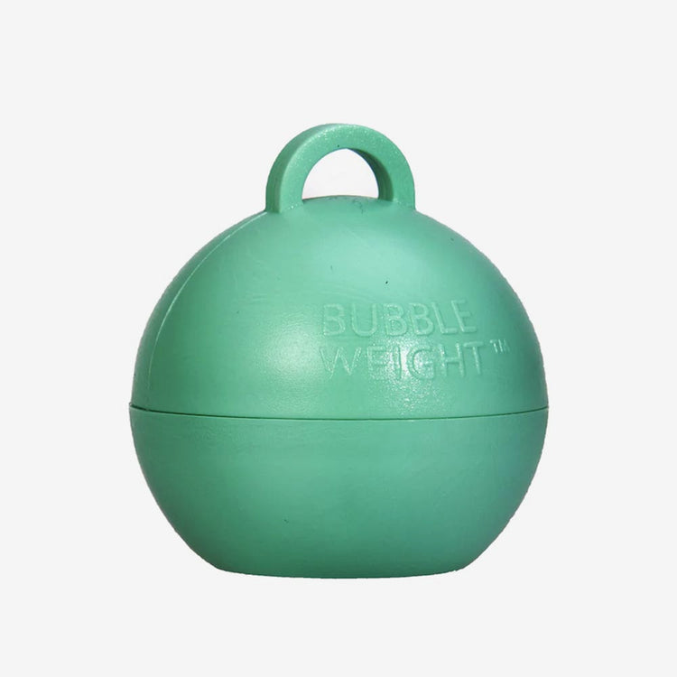 1 mint green balloon weight: accessory for helium balloons