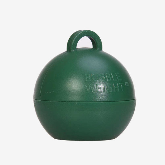1 Peso para globo verde abeto: accesorio para globos de helio