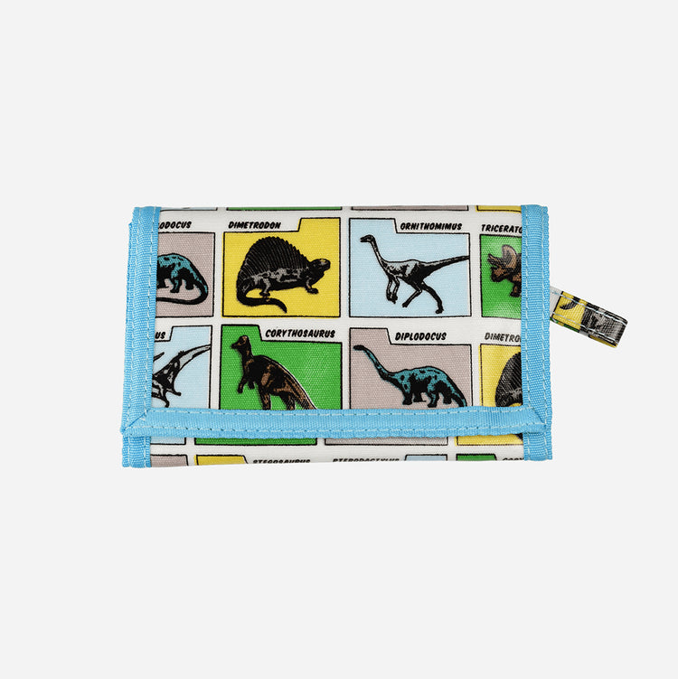Children's wallet to offer with dinosaurs