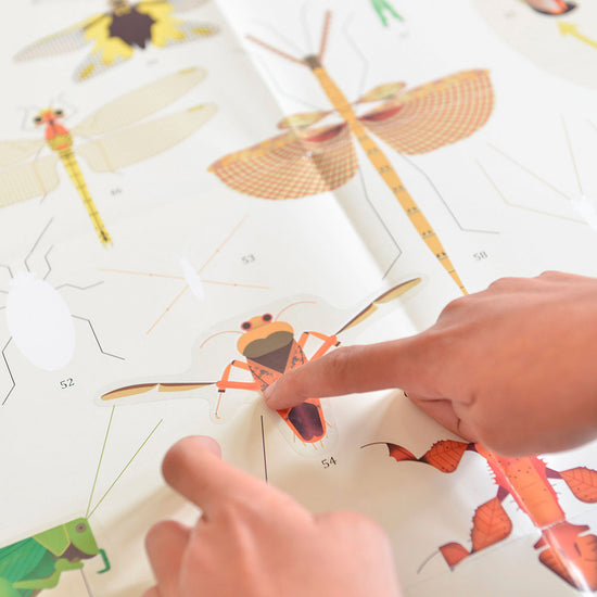 Apprendre en s'amusant grâce à ce poster éducatif sur les insectes