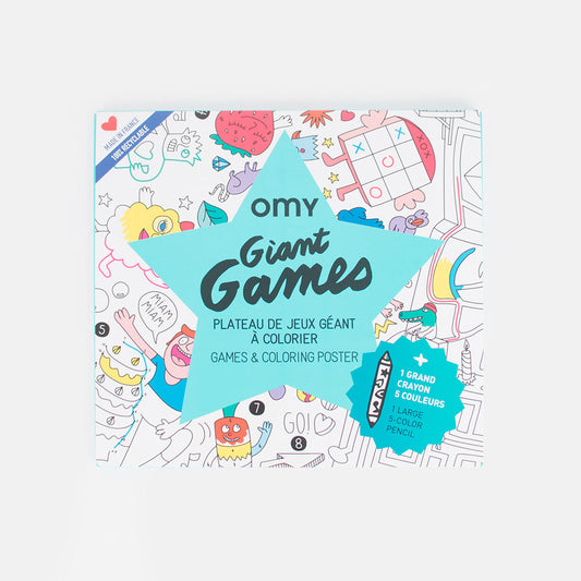 Packaging poster omy giant coloring games