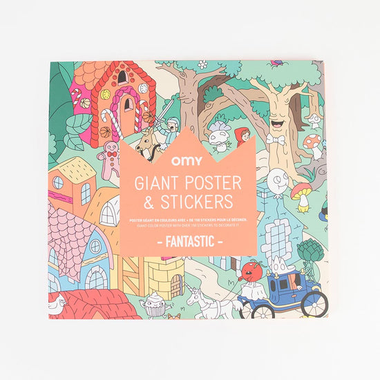 Poster géant et stickers : idée de cadeau d'anniversaire ado
