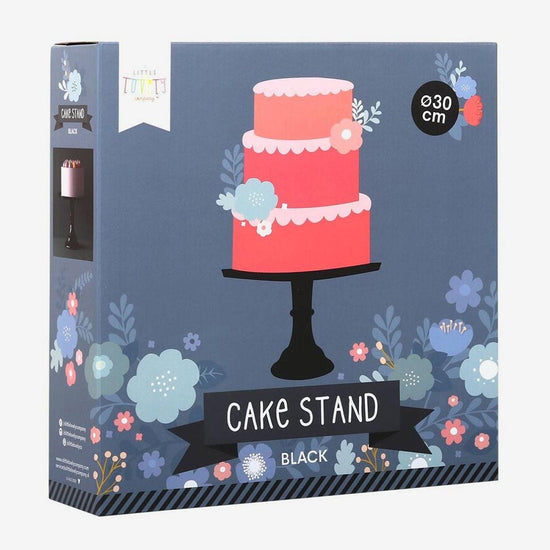 Packaging black cake stand