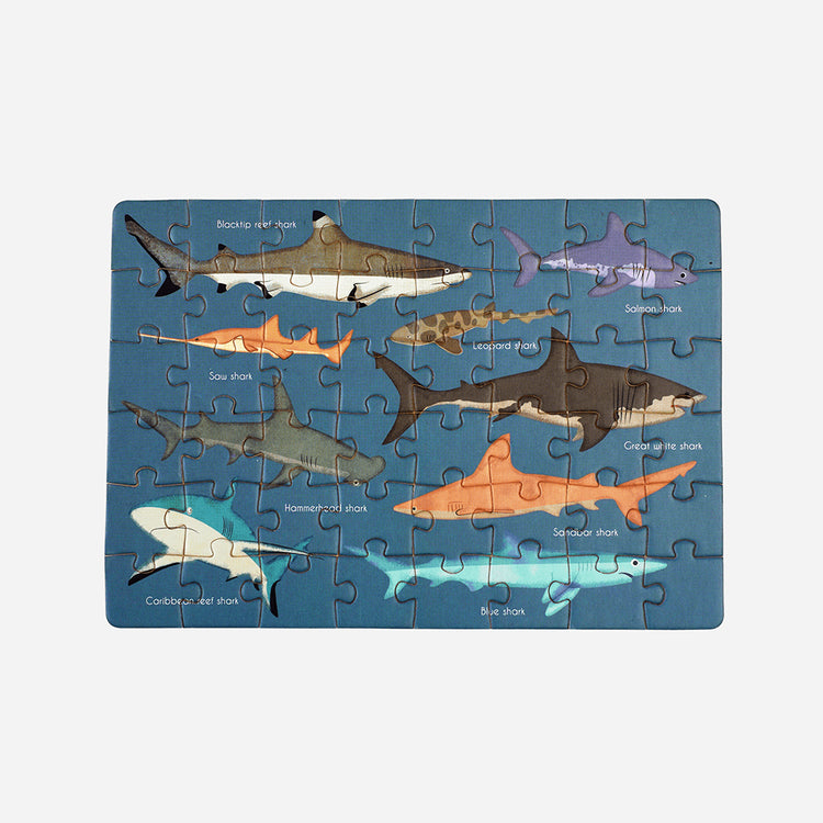 Gift for little boy: puzzle with sharks