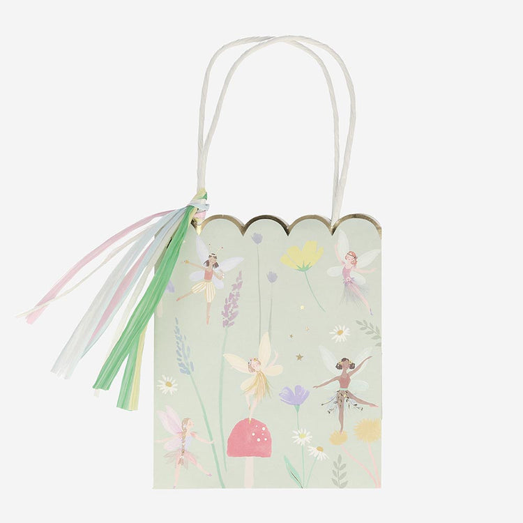 Fairy birthday decoration: 8 fairy gift bags to offer small gifts