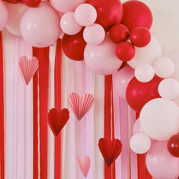 10 ballons de baudruche rouges pour decoration fete originale