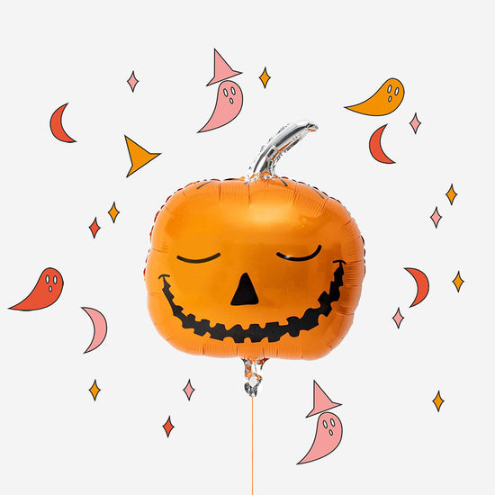 Un ballon citrouille pour une décoration thème halloween My Little Day